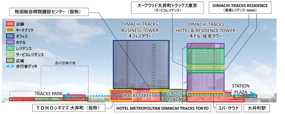 オークウッド大井町トラックス東京 客室イメージ