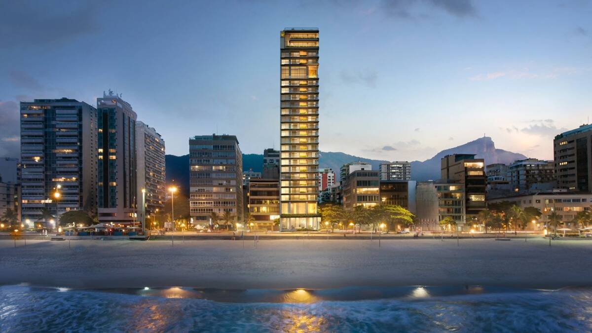 ビーチから望む外観イメージ（提供：Four Seasons Hotels and Resorts）