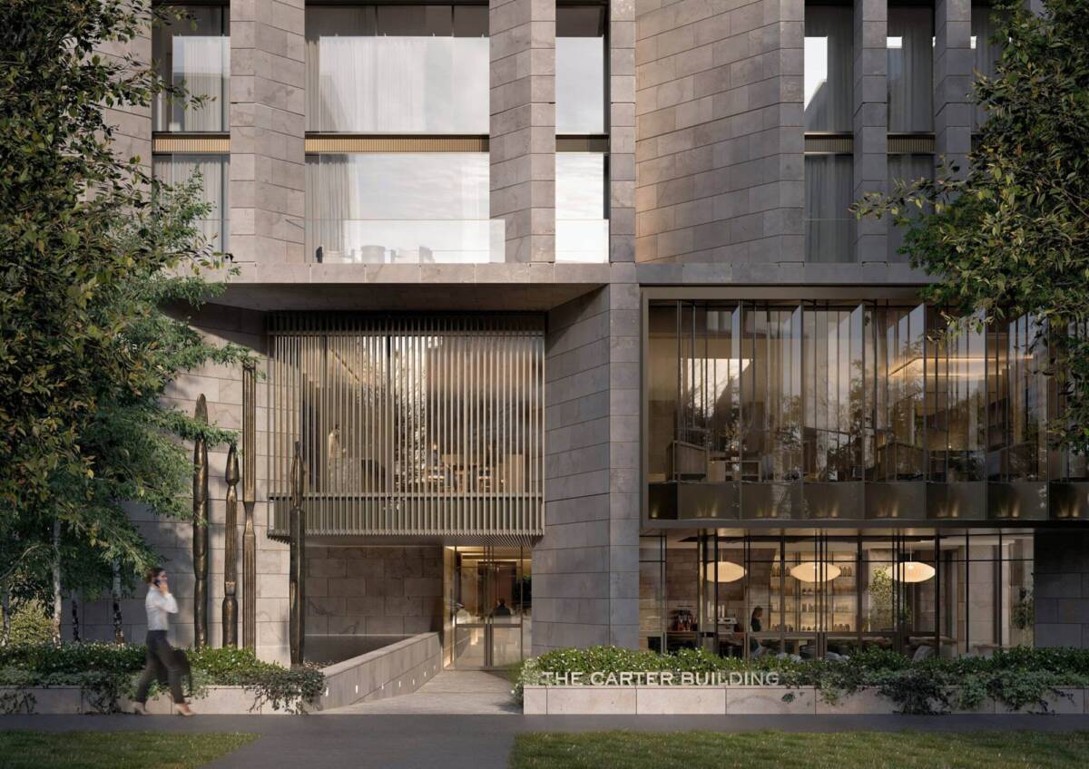 The Carter Buildingのセントキルダ・ロード側エントランスのイメージ